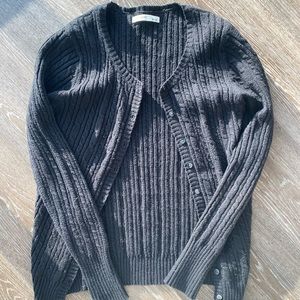 Navy blue cardigan